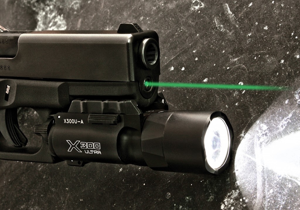 another benefit to a guide rod laser that’s worth noting is that it takes up zero real estate on your pistol’s accessory rail, allowing you to run the white-light illuMinator of your choice.