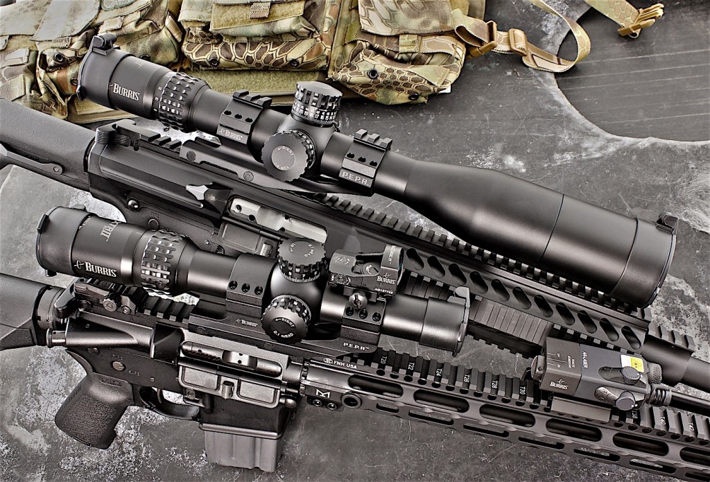 The XTR II lineup consists of seven different models, ranging in magnification from 1-5x all the way up to 8-40x. Shown are two of our favorite models—the 1-5x24mm for carbine/DMR use (not included in the rebate) and 4-20x50mm for long-range rifle. Like all Burris optics, the XTR II line comes with the Burris Forever Warranty,,,a warranty that's automatically transferred to future owners. With the current promotional incentives offered by Burris, now's a great time to pull the trigger on one.