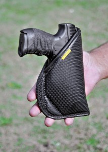Concealed carry proved comfortable in this remora holster worn inside the waistband