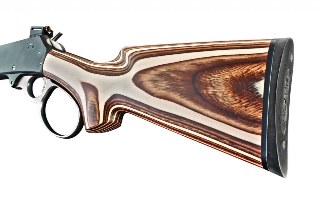 Fit and finish on our Boyds stock set was outstanding, and we love the natural “camo” effect that the coyote brown laminate option offers. Once a “beater gun”, our fully-rehabbed Marlin 336 is now fully ready to take a beating in the backwoods of New Hampshire.