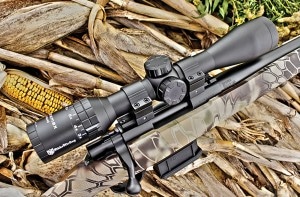 Our test rifle came shipp ed to us as the package option, wearing a 3-9x40 Nikko Sterling scope in a pair of aluminum rings and bases.