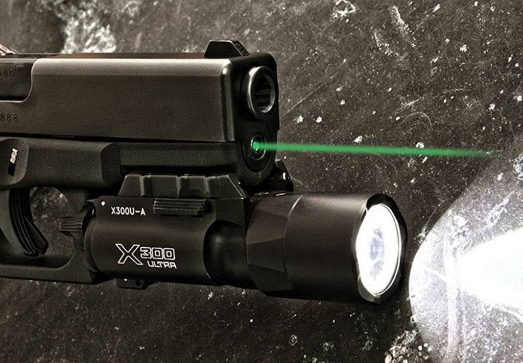 Another benefit to a guide rod laser thats worth noting is that it takes up zero real estate on your pistols accessory rail, allowing you to run the white-light illuminator of your choice.