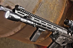 For end options include either a 12-inch KeyMo d-compatible model or a 13.5-inch model with M-LOK type attachment points. Ours was the latter.