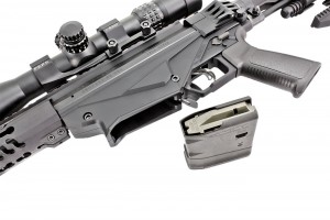 Two ten-round magpul magazines are included, but the rifle will accept any SR-25 style magazine.