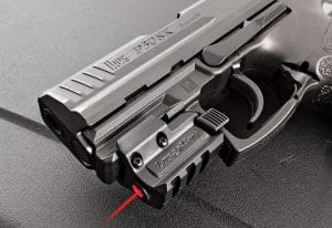The adjustable-fit Spa rtan-Red Las er from Las ermax—with near zero bulk, intuitive activation and full adjust-ability for point-ofaim— would be top on our list of accesso ries for the P30SK. See them at lasermax.com.