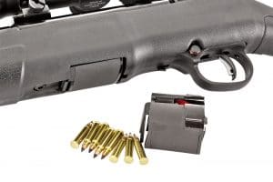 The deta chable rota ry 2 magazine holds ten rounds.