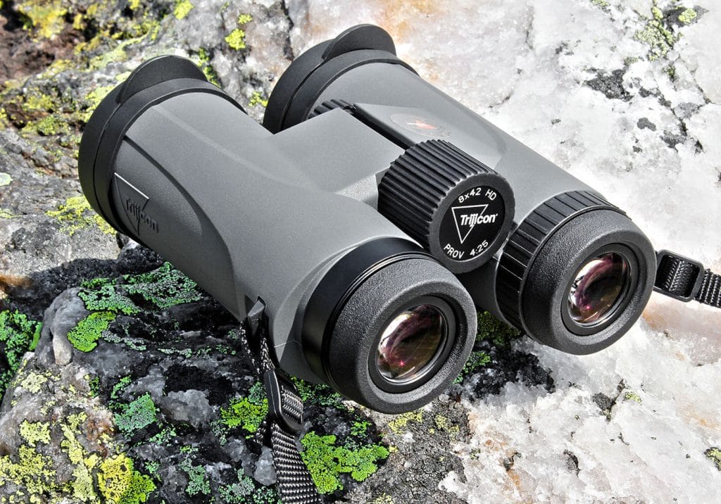 The big focus wheel and center-weighted balance lend themselves to a hand-friendly shape. Two-stage, twist-up eye cups adjust eye relief. Optically, this binocular performs well above its price.