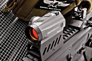 The SIG Romeo4 optic impressed us with its outstanding clarity and rugged, user-friendly design.