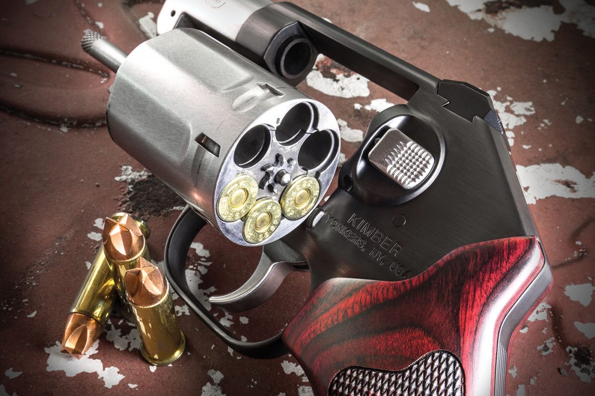 5-shot snub-nosed revolver—like the S&W J-frame and Ruger SP101—but dif...
