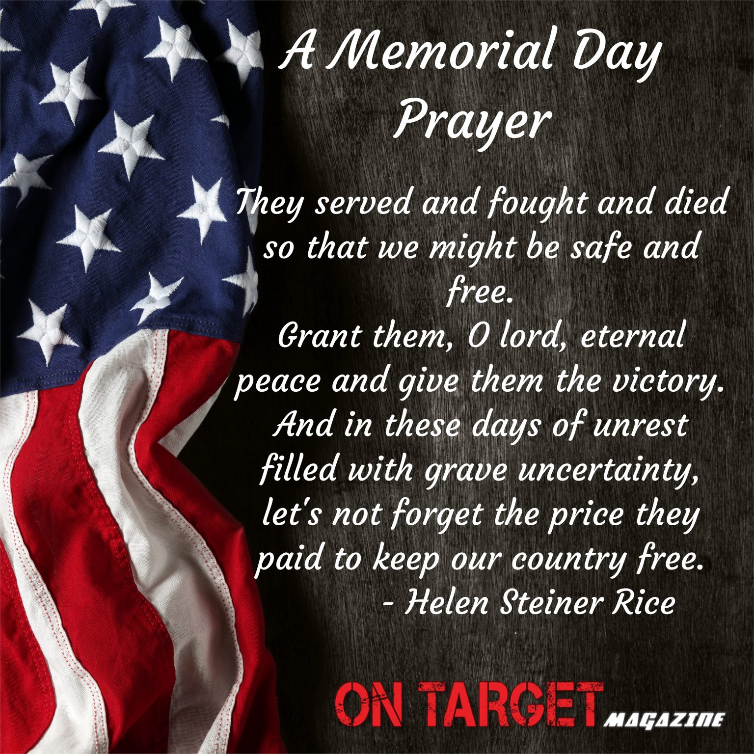 Memorial Day On Target Magazine